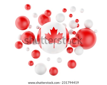 Similar – Image, Stock Photo banner Flag Pride Canada