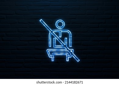 3d NDD Execution Icon Neon Style