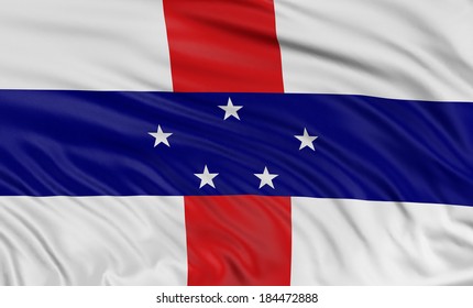 3D Netherlands Antilles Flag