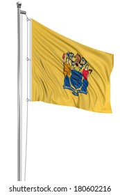 3D New Jersey Flag