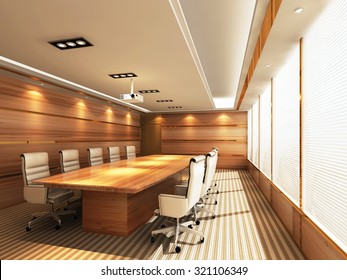 3D Office Meeting Room