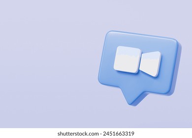 3d Online meeting icon isolated on purple background. Online Meeting, Virtual Conference Video call, Briefing, Teamwork Concept. Minimal 3d Online meeting icon creative design. 3d render. - Powered by Shutterstock