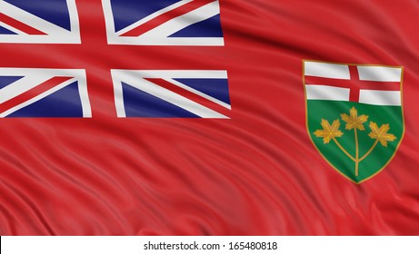 3D Ontario Flag