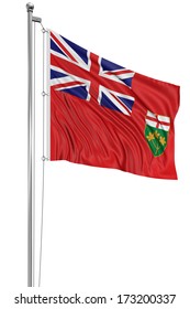 3D Ontario Flag