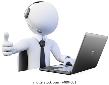 1,777 3d man computer operator Images, Stock Photos & Vectors ...