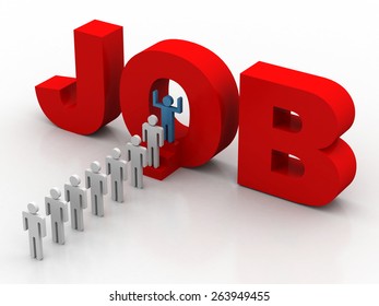 3d People Looking Job Stock Illustration 263949455 | Shutterstock