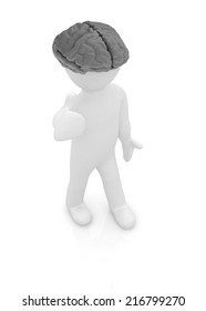 3d People Man Brain Stock Illustration 216799270 | Shutterstock