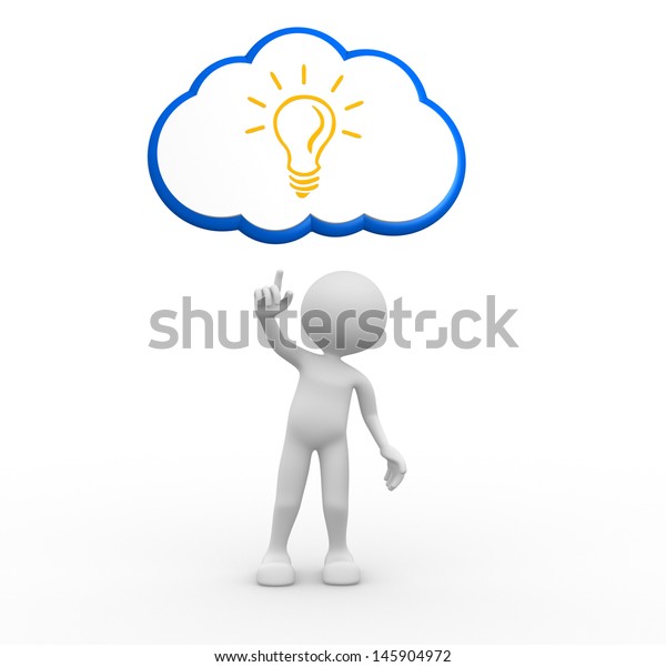 3d People Man Person Blank Board Stock Illustration 145904972 ...