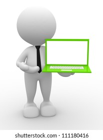 3d People Man Person Laptop Stock Illustration 111180416 | Shutterstock