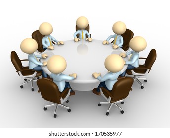 3d People Man Person Sitting Round Stock Illustration 170535977 ...