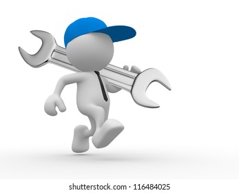 3d Man Contractor Images, Stock Photos & Vectors | Shutterstock