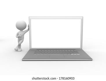 3d Man Laptop Images, Stock Photos & Vectors | Shutterstock