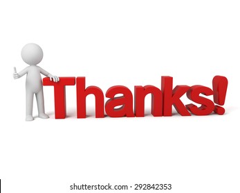 3d Man Thank You Images, Stock Photos & Vectors | Shutterstock