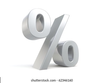 3d Percent Sign From My Collection