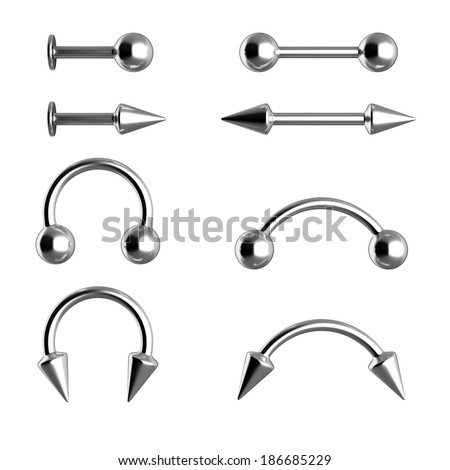 3d piercing set