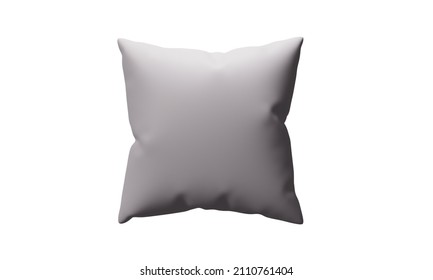 3d Pillow Illustration Design On White Background