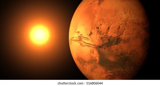 3D Planet Mars