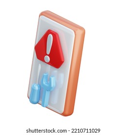 3D Problem Solving Icon Illustration Render