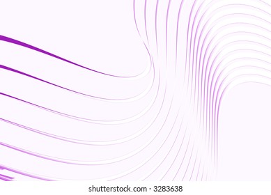 3d purple lines