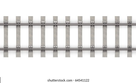 3d Rails Horizontal Top View