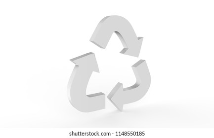 recycle logo 3d