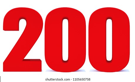 3d Red Number 20 Isolated On Stock Illustration 1258350721 | Shutterstock