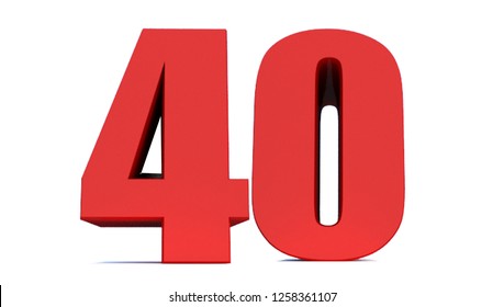 red number 40