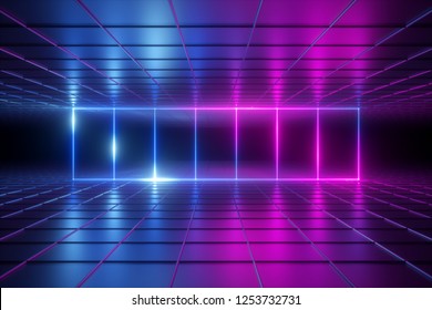 3d Render Abstract Background Empty Room Stock Illustration 1253732731 ...