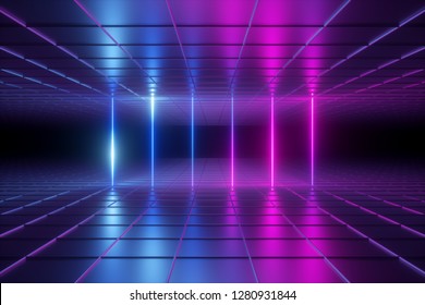 3d Render Abstract Background Empty Room Stock Illustration 1253732731 ...