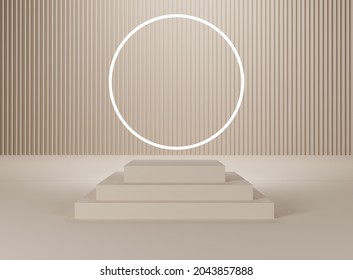 3D Render Abstract Background, Mock Up Scene Geometry Shape Podium For Product Display.minimal Abstract Background 3d Rendering Abstract  Group Set The Beginning