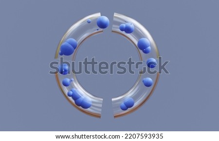 3D render abstract background modern geometric shape wallpaper