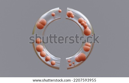3D render abstract background modern geometric shape wallpaper