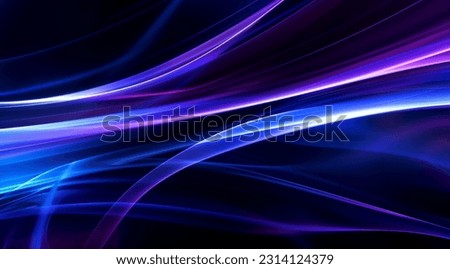 3d render, abstract neon Light background. Bright purple violet pink lines glowing in ultraviolet light,geometric design modern sci-fi fantasy.