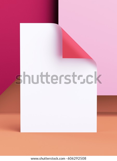 3d Render Abstract Paper Background Modern Stock Illustration 606292508 ...