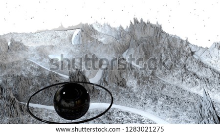Similar – Image, Stock Photo Pass road to the Timmelsjoch