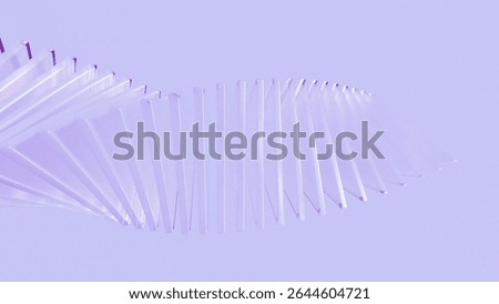 3D render of abstract shape in soft violet tones. Smooth twisted structure captured in clean minimal style, ideal for headers, backgrounds, or modern visual design.
