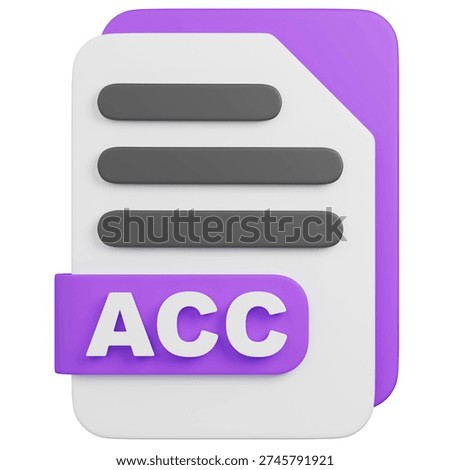 3D render  ACC FILE  format Icon