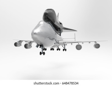 3D render air plane isolate