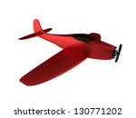 3d render of an air plane  isolated on a white background