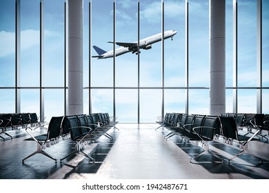 3d render of airport passeger terminal - Powered by Shutterstock