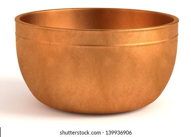 3d render of antique bowl