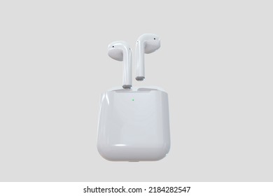 3D Render Apple Airpods: Chita. Russia. 30.07.2022