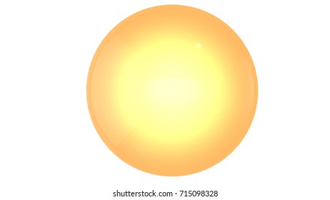 3d Render Ball Isolated On White Stock Illustration 715098328 ...