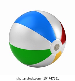 3d Render Of A Beach Ball