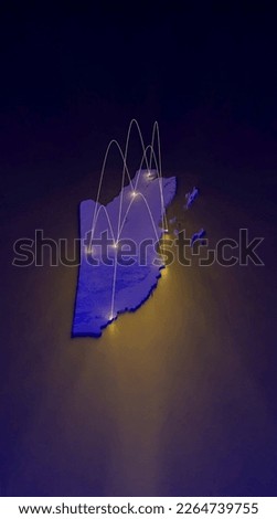 Similar – Image, Stock Photo Magic night Landscape