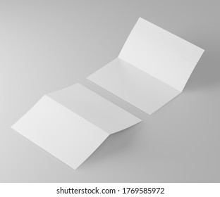 3D Render of Bifold business card or Brochure for mockup of your Design
 - Powered by Shutterstock