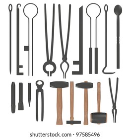 Playmobil 5 blacksmith tools/5 tools blacksmith schmiedewerkzeug Herrero #4 