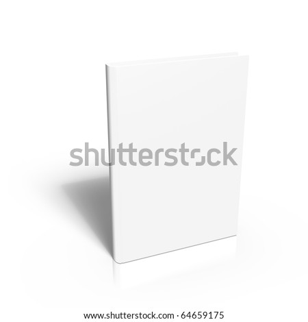 3 d render blank book cover templateのイラスト素材 64659175