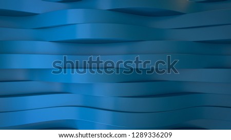 3d render blu elegant background with abstract  waves line effect