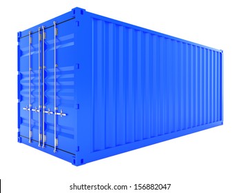 19,850 Blue shipping container Stock Illustrations, Images & Vectors ...